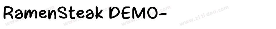RamenSteak DEMO字体转换